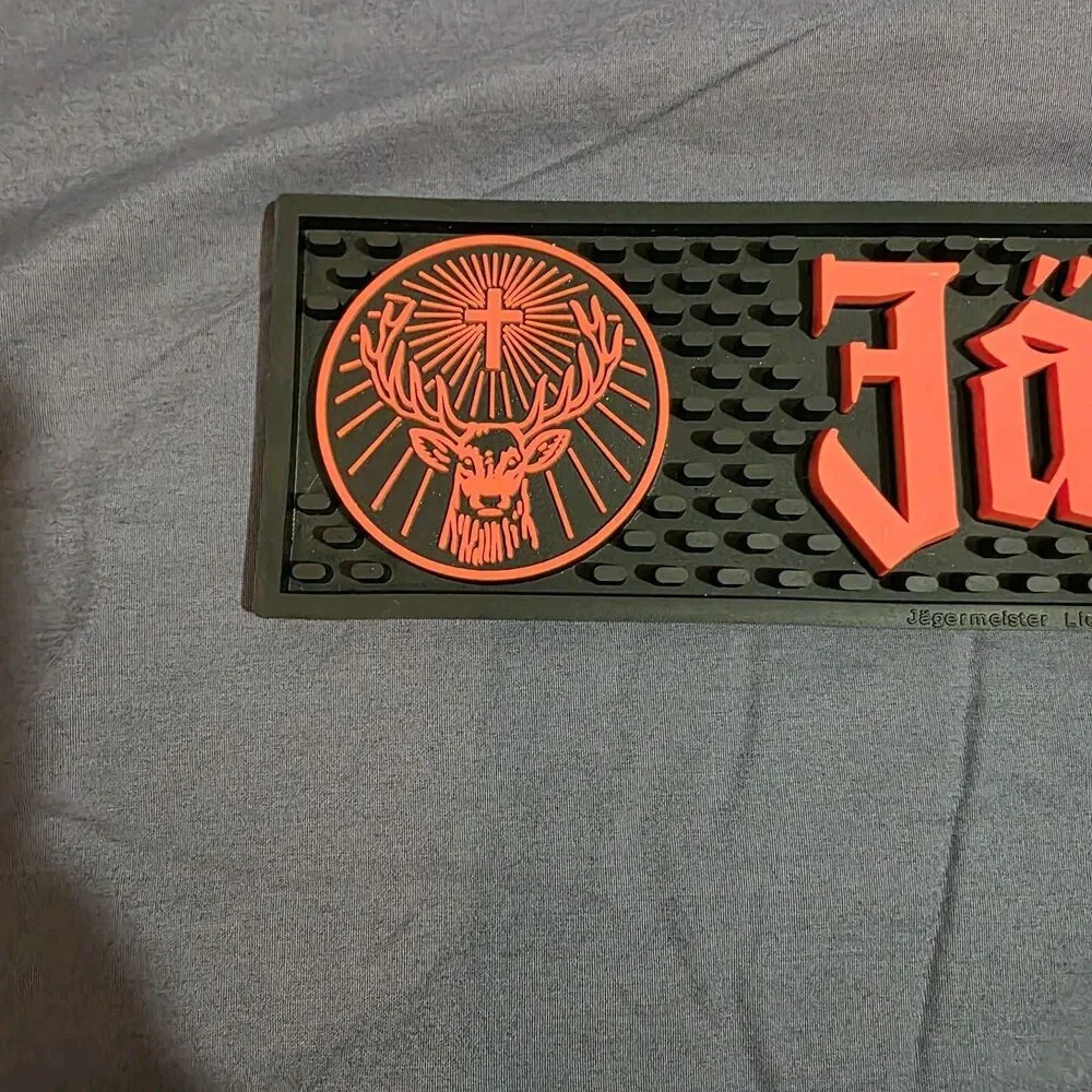Jagermeister Rubber Bar Rail Runner Spill Mat Heavy Duty  21